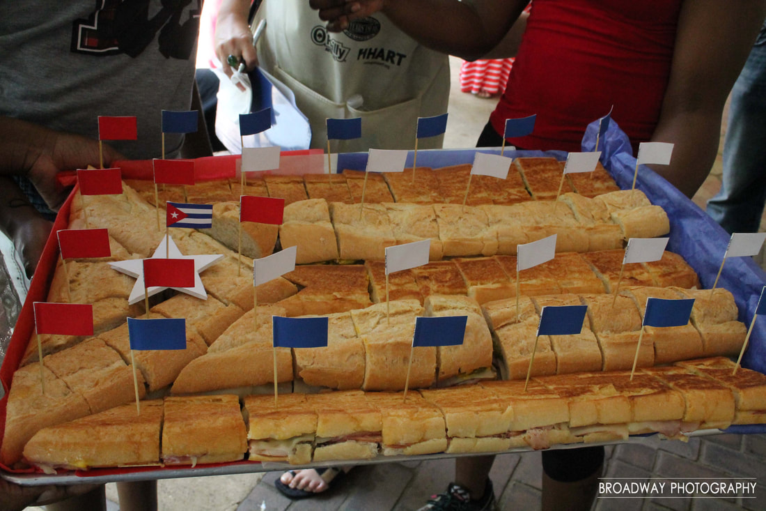 Award ceremony for best Cuban sandwich